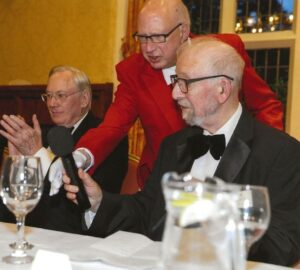 Gilbert & Sullivan Society centenary dinner at Grim's Dyke Hotel with HRH duke of Gloucester